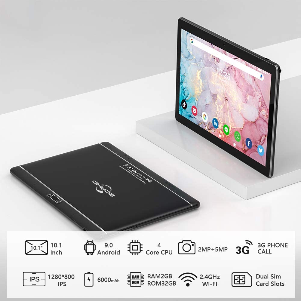 Tablet 10.1 Inch Android Tablet 2GB RAM+32GB RO Dual Sim