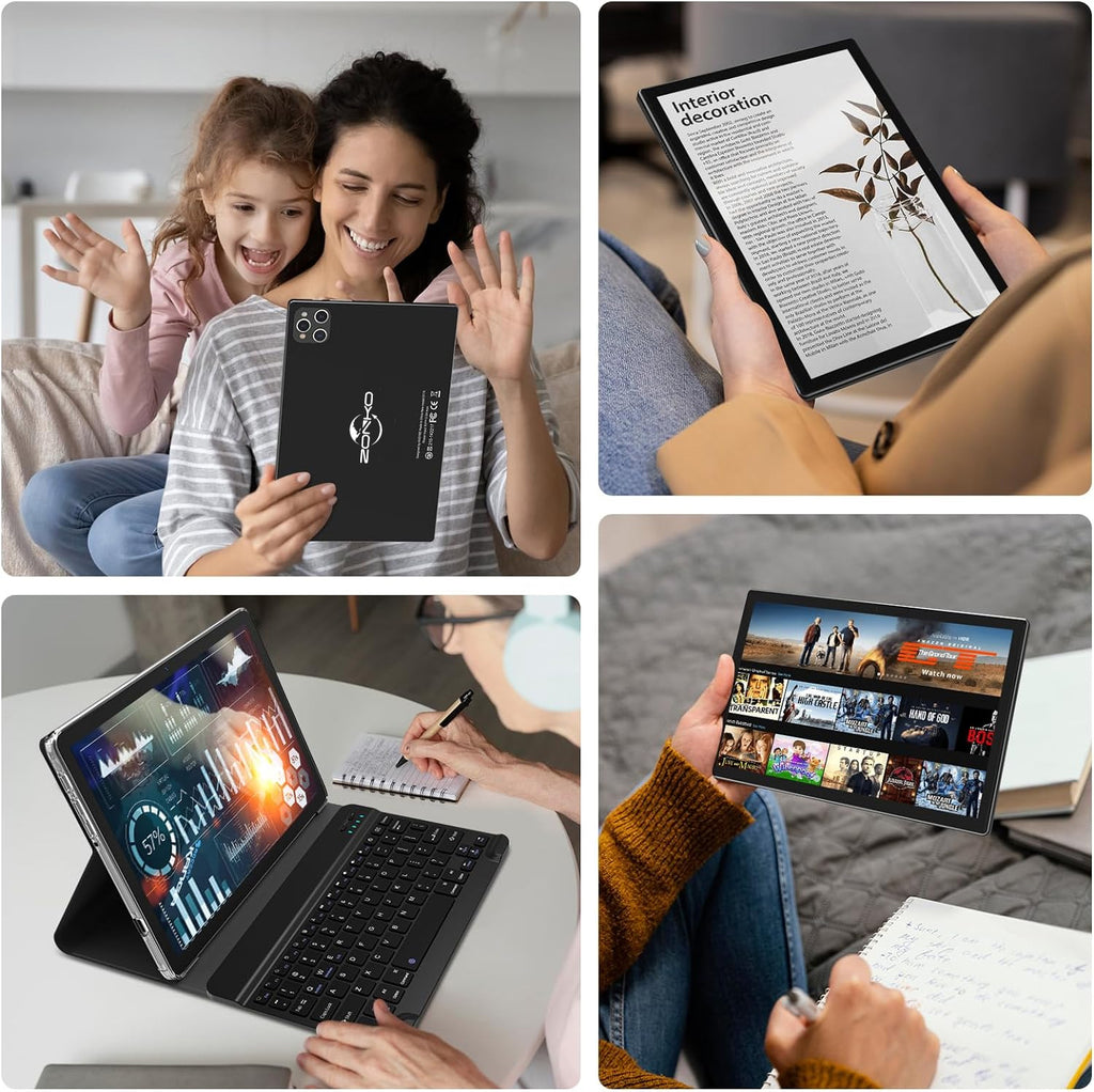 Lebsytb 10 inch Android 15 Tablet with Keyboard - 24GB(4 20) RAM 128GB ROM( 1TB Expand), 2-in-1 Tablets with 8-Core, 7200mAh, 5G WiFi, Widevine L1, GMS, with Case, Keyboard, Stylus (Black Lebsytb 10 inch Android 15 Tablet with Keyboard - 24GB(4 20) RAM 128GB ROM( 1TB Expand), 2-in-1 Tablets with 8-Core, 7200mAh, 5G WiFi, Widevine L1, GMS, with Case, Keyboard, Stylus (Black