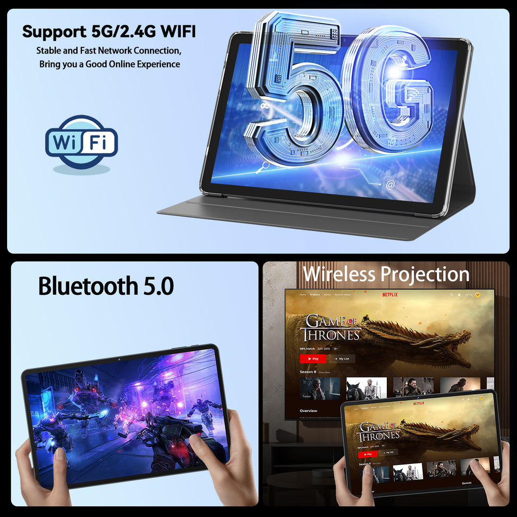 12 inch Tablet,Android 15 Tablets with 256GB ROM,Helio G99 Octa
