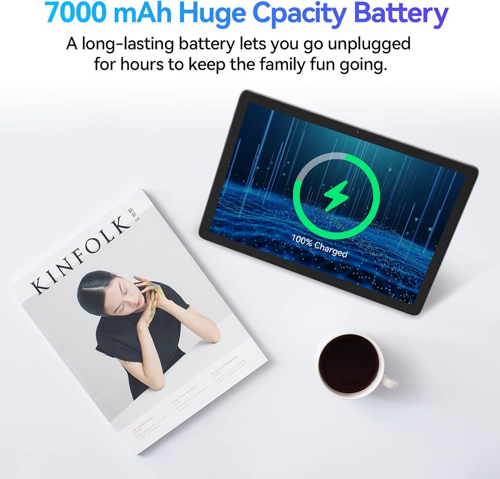 Tablet Android 14 Tablet,10 Inch Android Tablet with Keyboard,5G