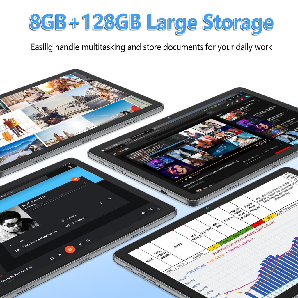 Android 12 Tablet,10 Inch Tablet,Tablet with 8GB RAM+128GB ROM, 5G