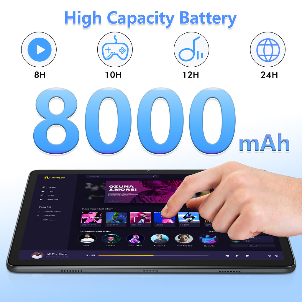 Android 12 Tablet,10 Inch Tablet,Tablet with 8GB RAM+128GB ROM, 5G